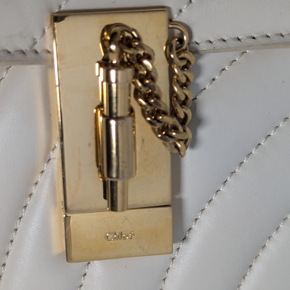 Chloe Calfskin Quilted Mini Drew Bijou Shoulder Bag - Picture 8 of 13